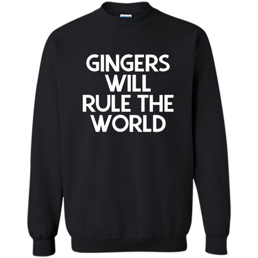 Gingers Will Rule The World T-shirt Black