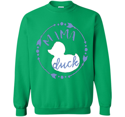 Women's Mama Duck TShirt, Mama Duck Plaid Shirt, Matching Fa shirt Irish Green