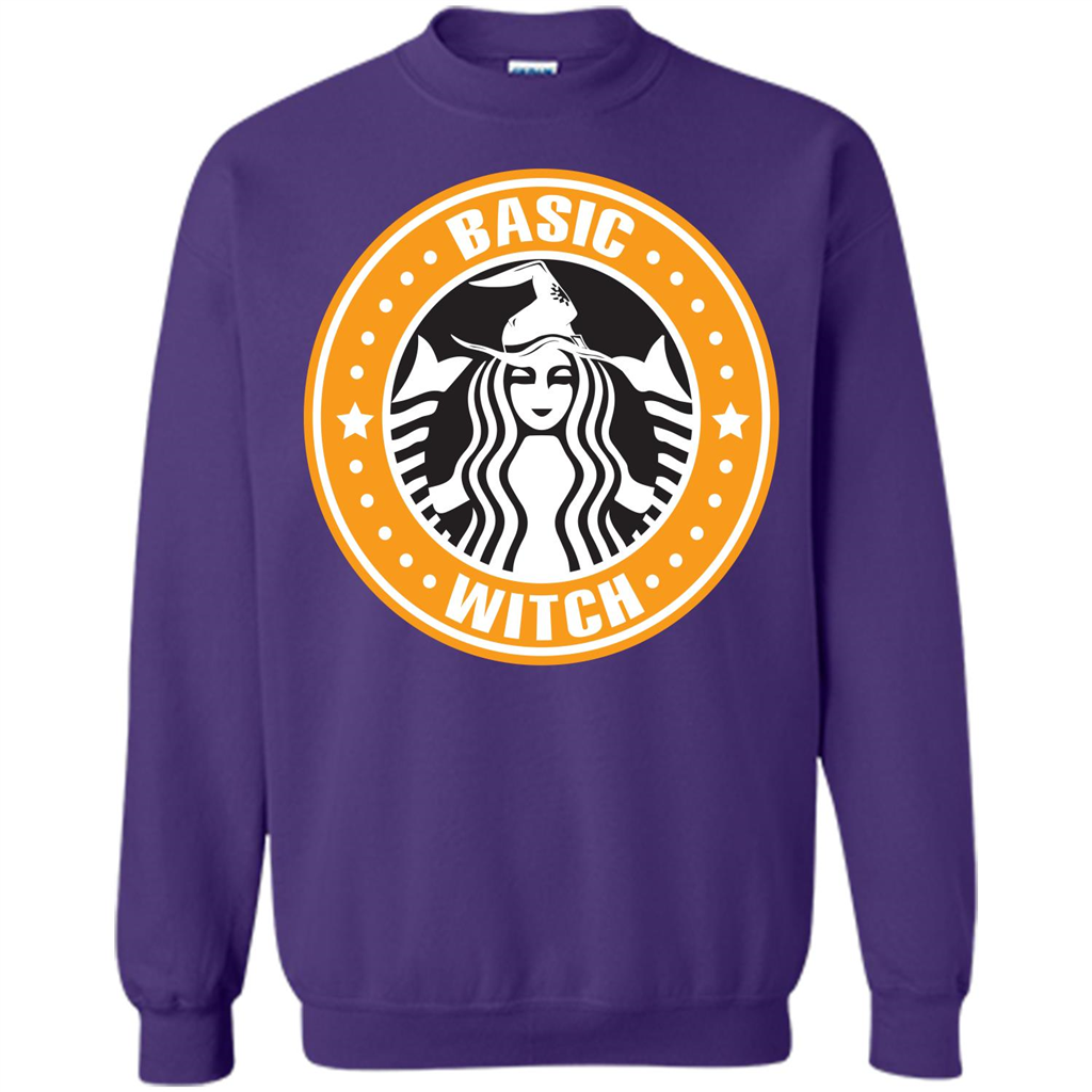 Halloween T-shirt Basic Witch T-shirt Orange
