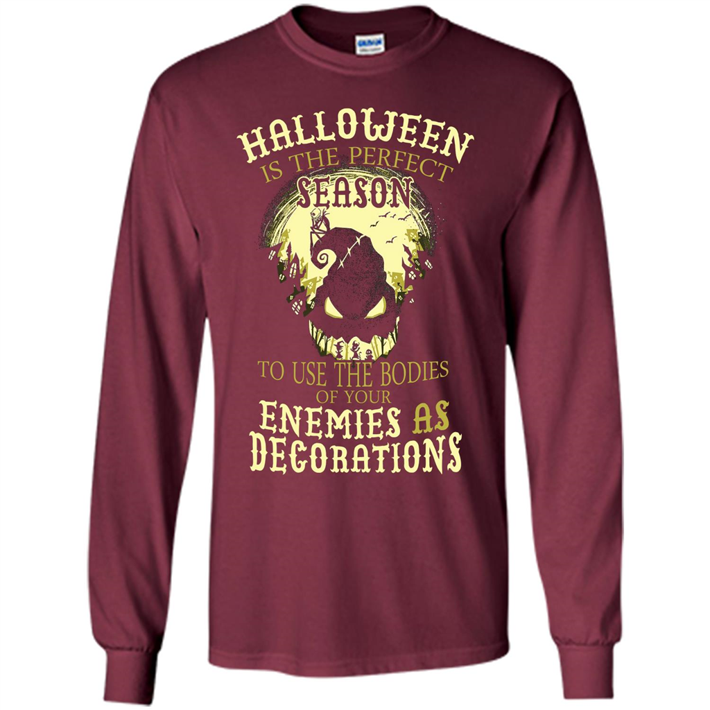 Halloween Is The Perfect Season T-shirt Maroon