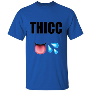 THICC Funny Gym Squat T-shirt