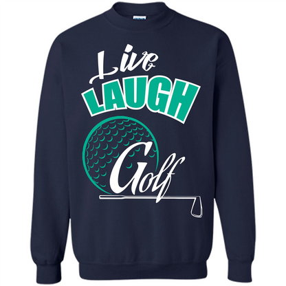 Goft T-shirt Live Laugh Golf Navy