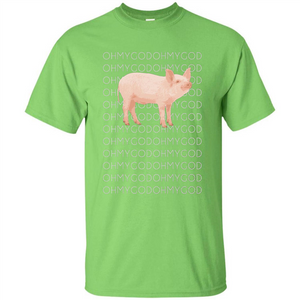 Oh My God Pig T-shirt Cute Pig T-shirt