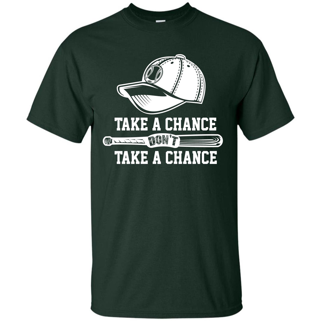 Football T-shirt Take A Chance Don't Take A Chance Forest Green