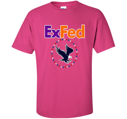 Funny Retired Federal Government Worker EX FED T-shirt t-shirt Heliconia