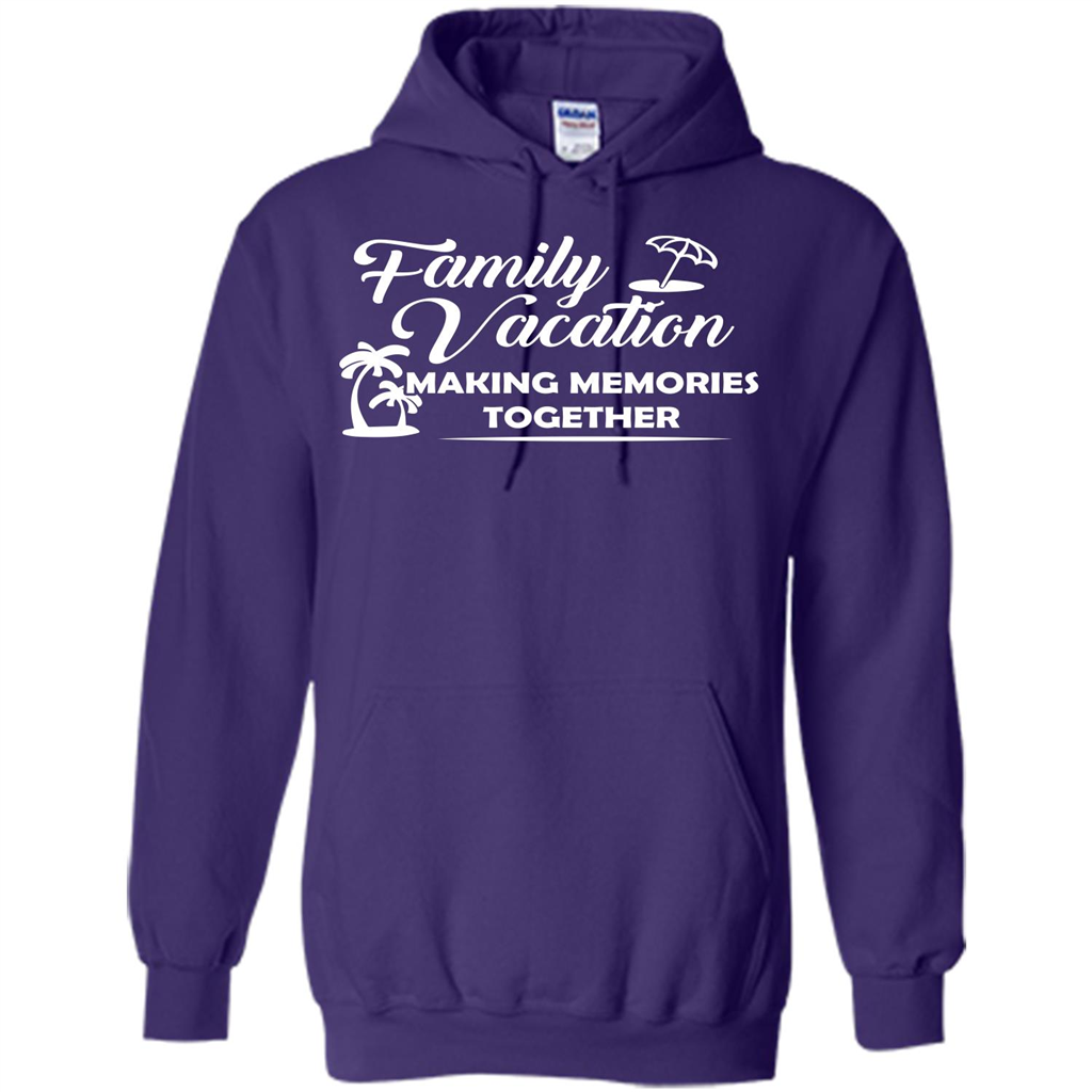 Family Vacation Making Memories Together T-shirt Purple