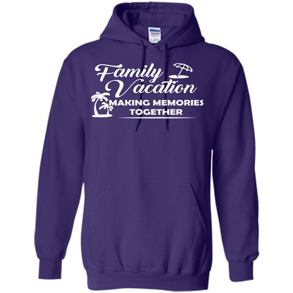 Family Vacation Making Memories Together T-shirt Purple