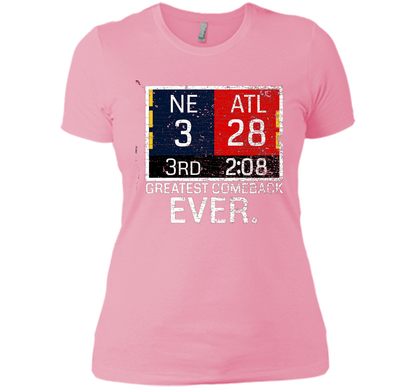 New England 3 - Atlanta 28 T-shirt - Greatest Comeback Ever T-shirt