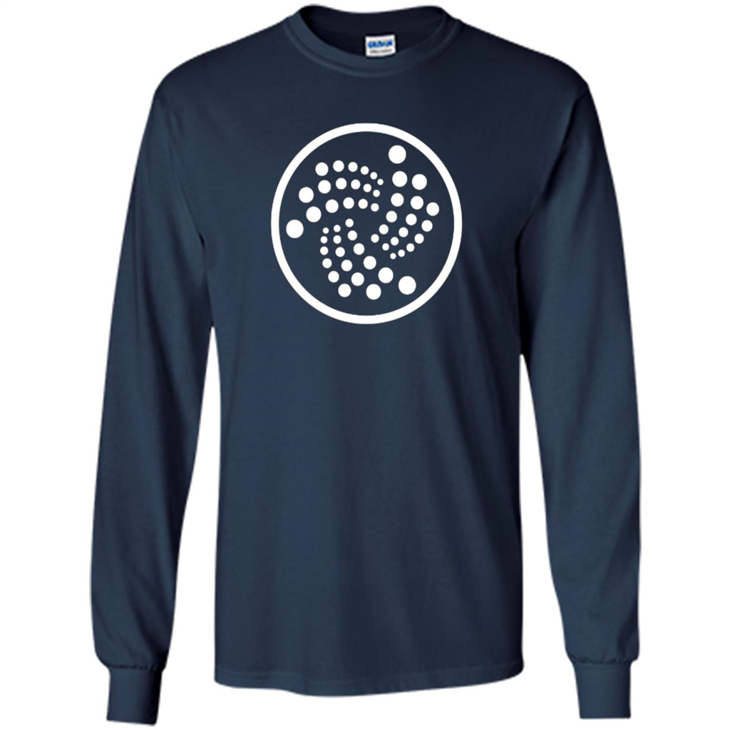 Iota T-Shirt - MIOTA Cryptocurrency Blockchain Token T-shirt Navy