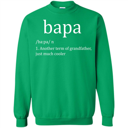 Papa T-shirt Bapa T-shirt Irish Green