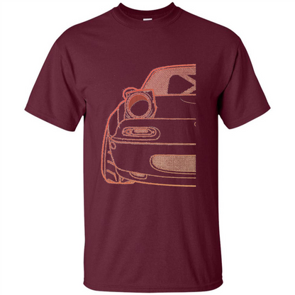 Roadster NA Series Racing T-shirt Maroon