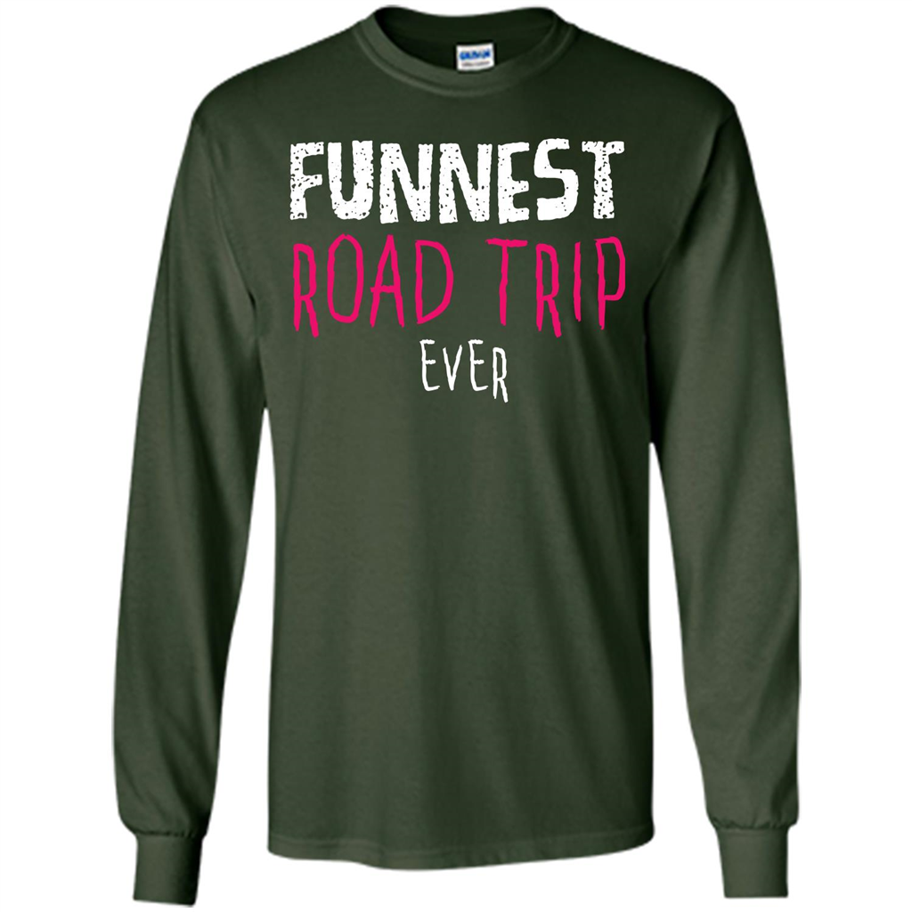 Summer. Funnest Road Trip Ever T-shirt Forest Green
