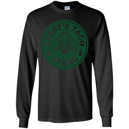 Avery's Taco Stand Green T-shirt Black