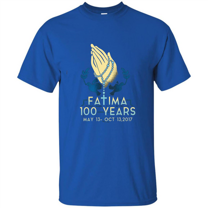 Fatima 100 Years T-shirt Royal