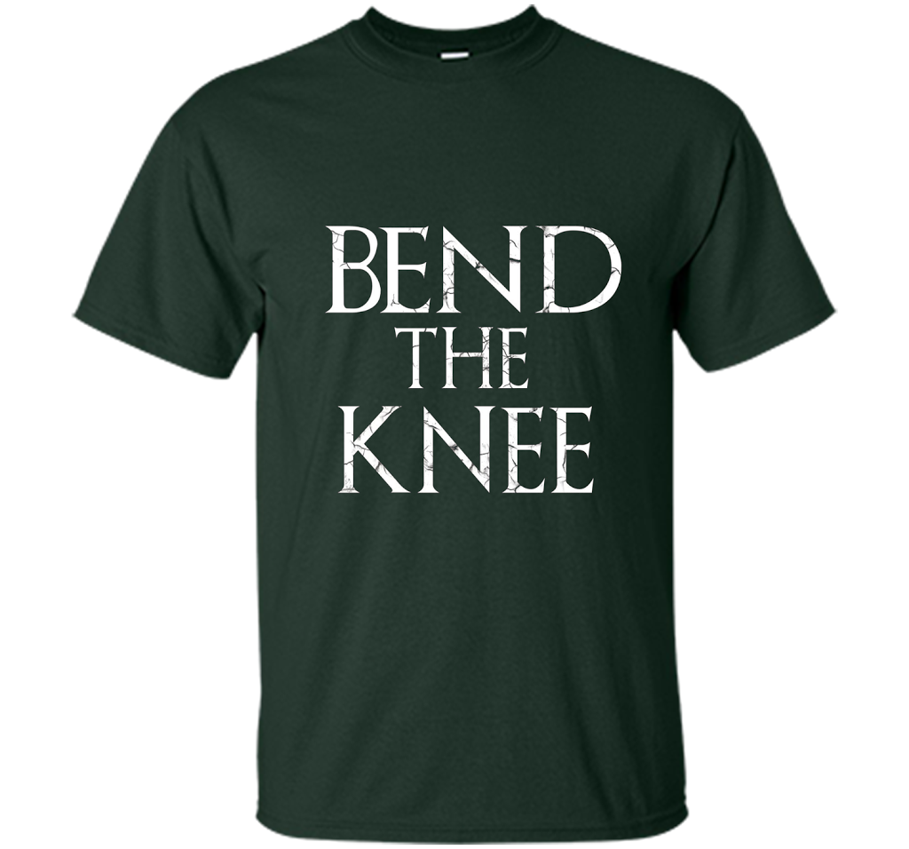 Game Of Thrones T-shirt Bend The Knee Lord T-shirt Forest Green