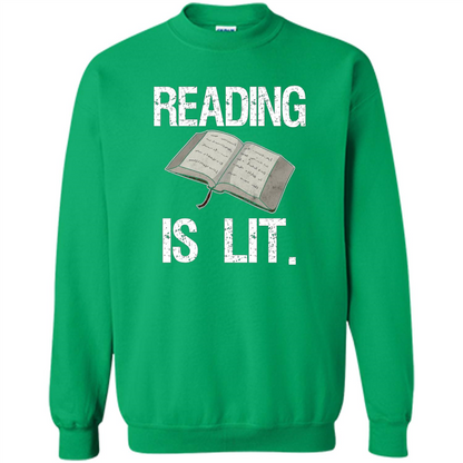 Book Reader T-shirt Reading is Lit T-shirt