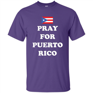 Pray For Puerto Rico Support T-Shirt