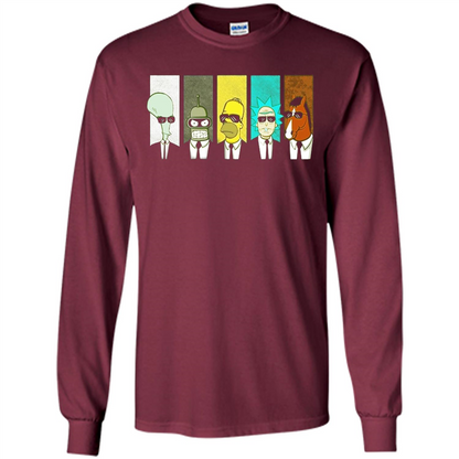 Form Into Rick And Go To The Morty T-shirt Maroon