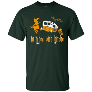 Halloween T-shirt Witches With Hitches T-shirt