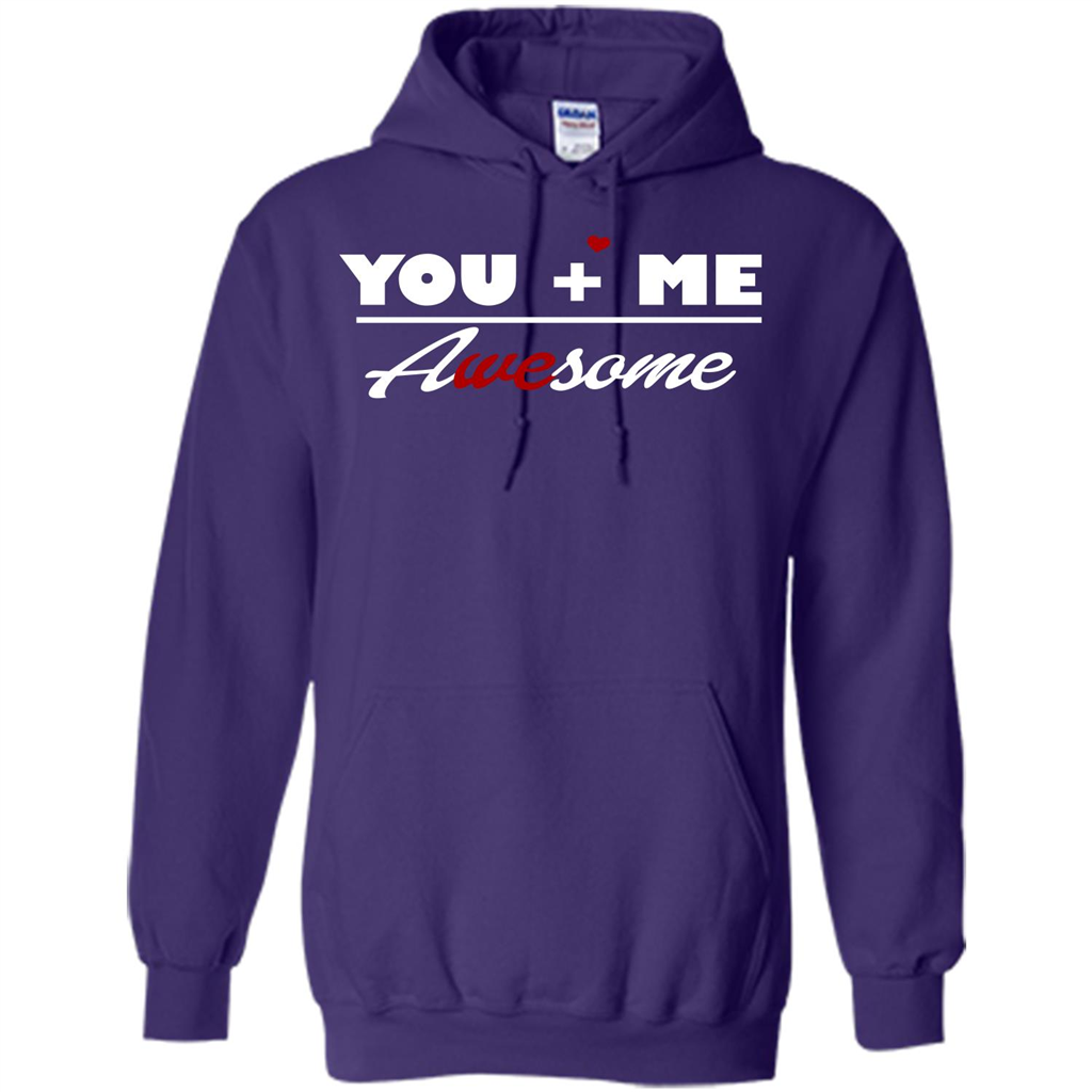 Love T-shirt You and Me Awesome Purple