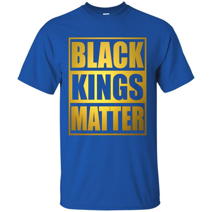 Black Kings Matter T-shirt Royal