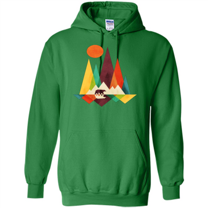 Mountain Bear T-shirt Irish Green