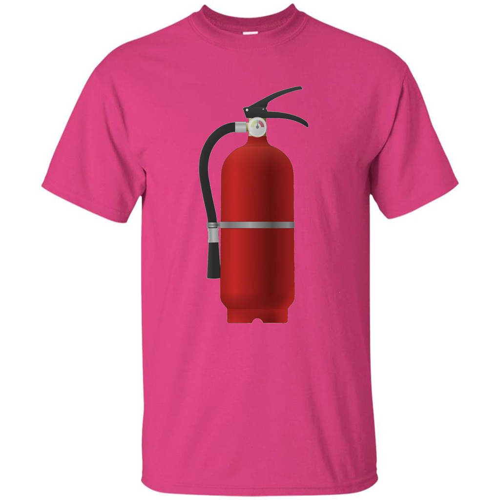 Fire Extinguisher T-shirt Emergency Fire Protection Heliconia