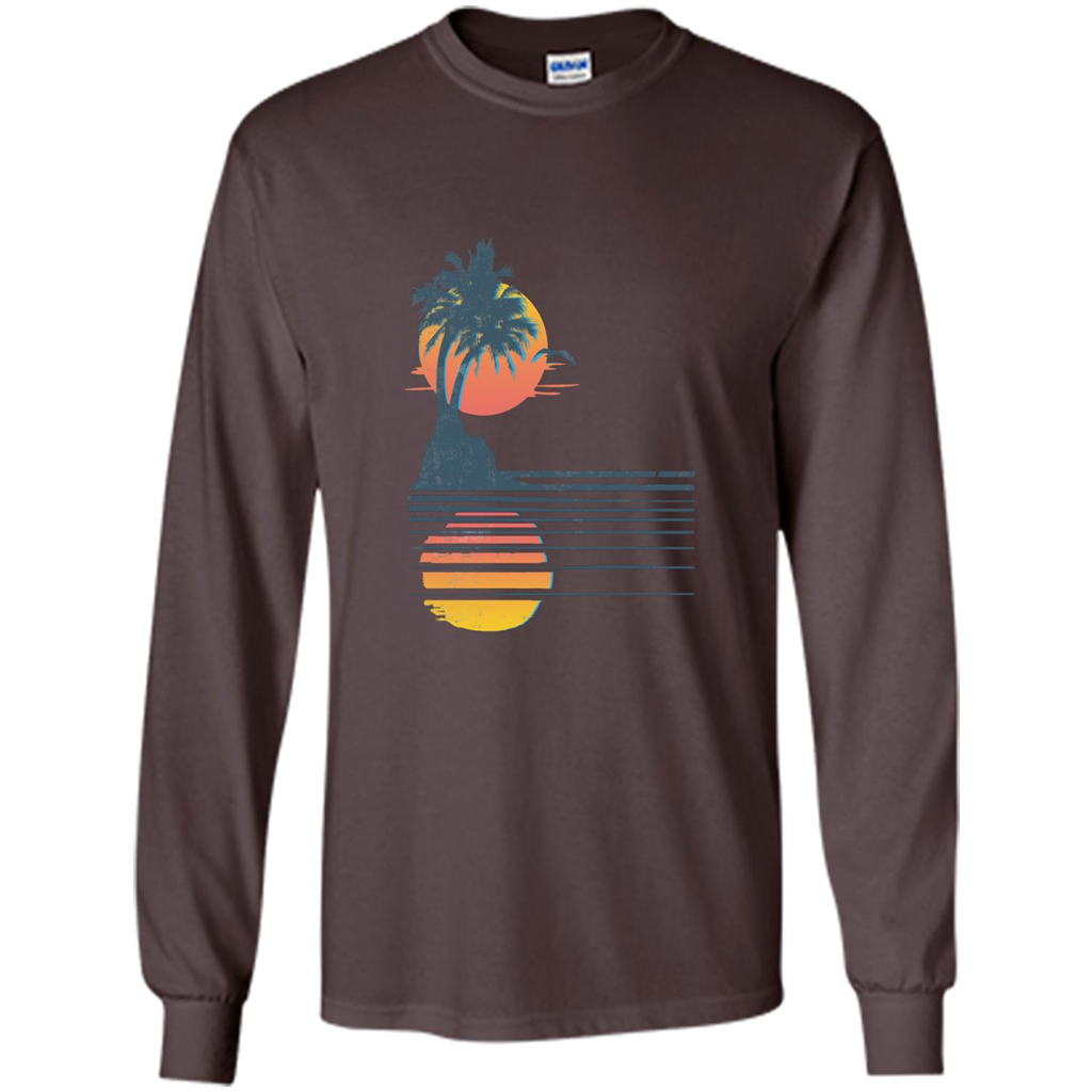 Summer T-shirt Wish You Were Here Dark Chocolate