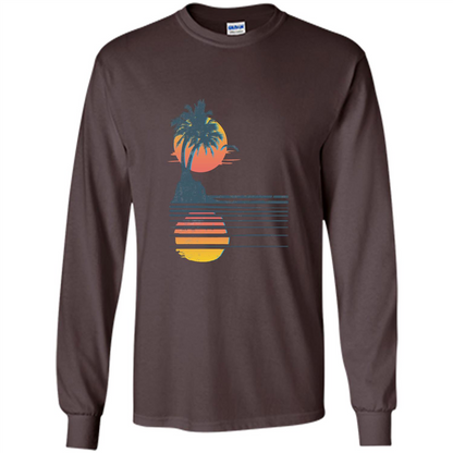 Summer T-shirt Wish You Were Here Dark Chocolate