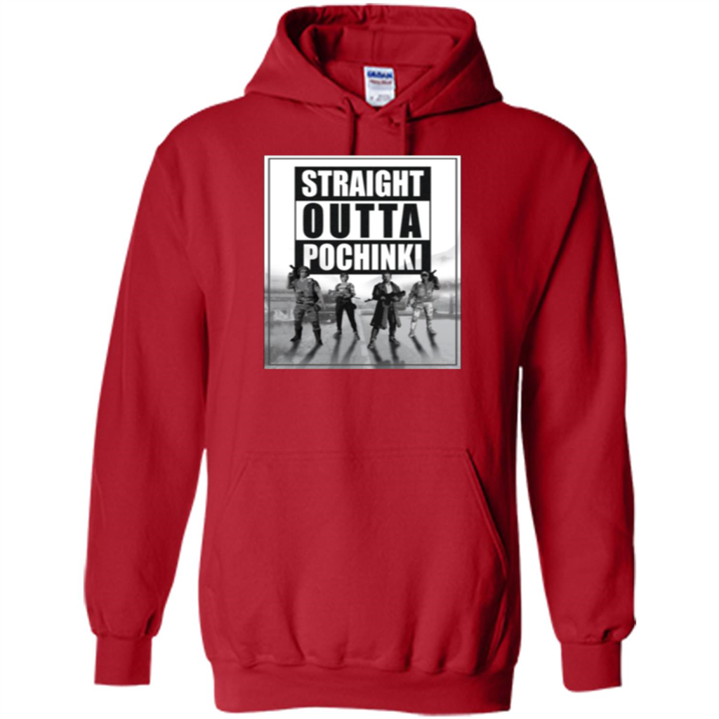 Straight Outta Pochinki T-shirt Red