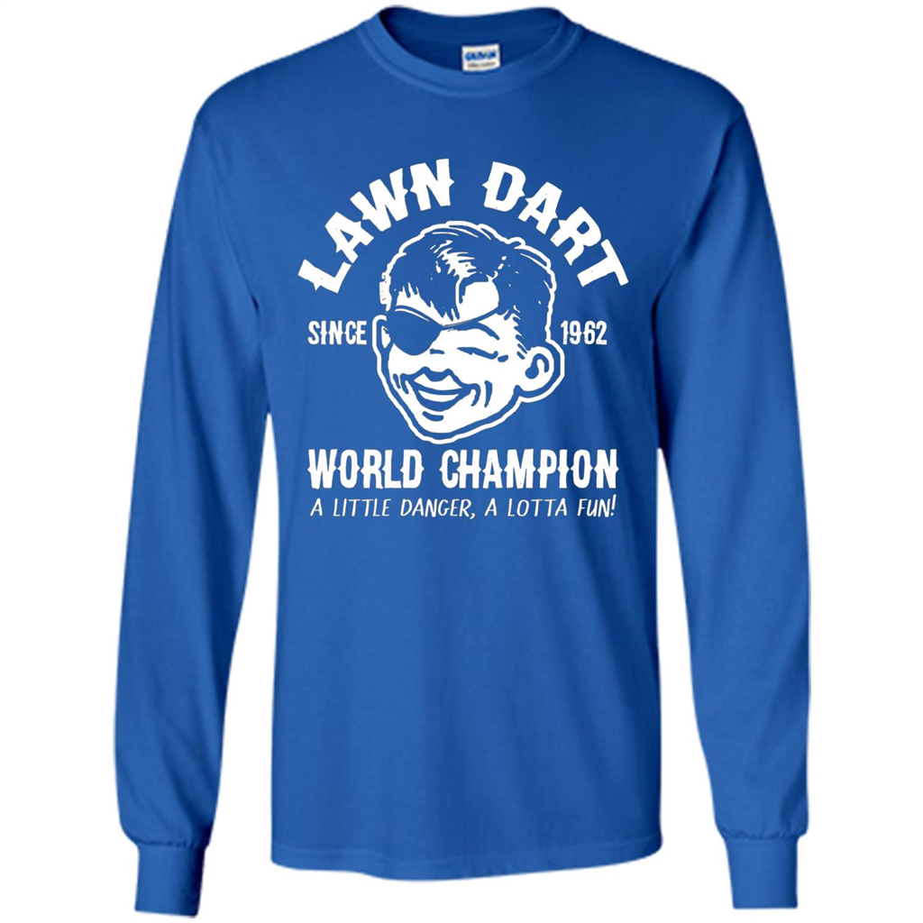 Lawn Dart Since 1962 World Champion Backyard Game T-shirt Royal