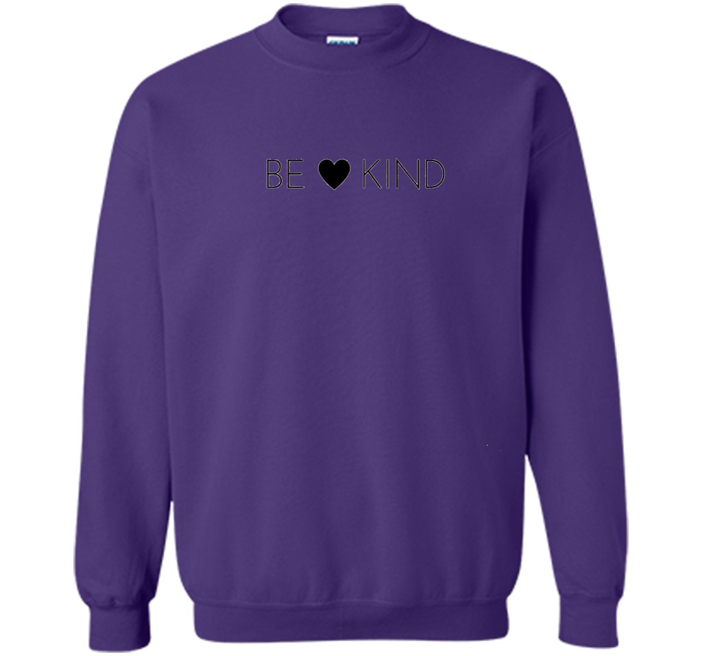 BE KIND positive message t-shirt for men, women and youth cool shirt Purple