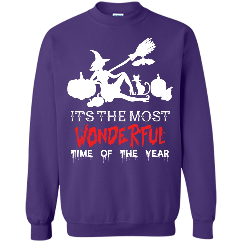 Halloween T-shirt It’s The Most Wonderful Time Of The Year Purple