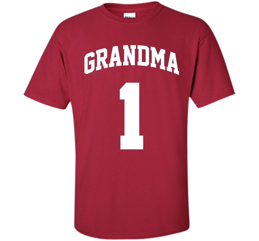 Number One Grandma T-Shirt shirt Cardinal