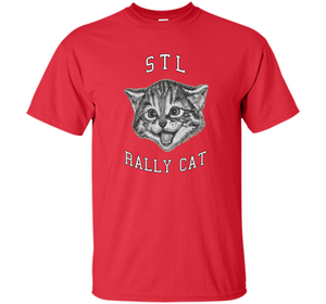 Cat Lover T-shirt Saint Louis Rally Cat T-shirt