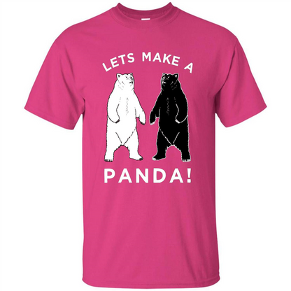 Funny Panda T-shirt Lets Make A Panda T-Shirt Heliconia