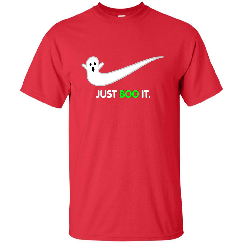 Just Boo It T-shirt Halloween Shirts Red