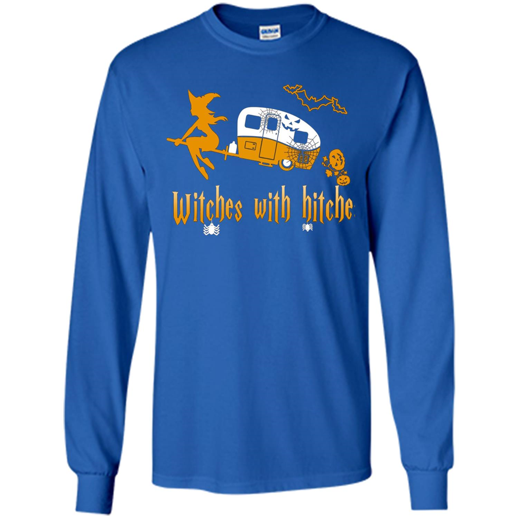 Halloween T-shirt Witches With Hitches T-shirt Royal