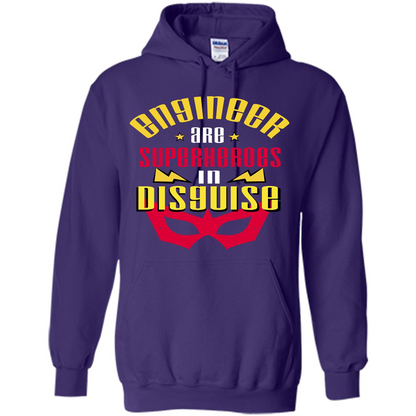Engineer T-shirt Engineer Are Superheroes In Disguise Purple