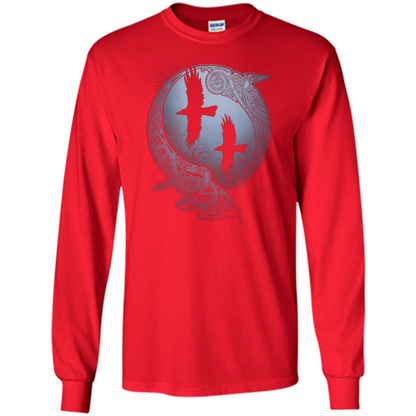 Odin's Revens T-shirt Red