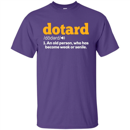 American President T-shirt Dotard Resist Trump T-shirt Purple