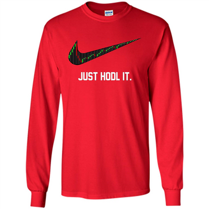 Funny Saying Just Hodl It T Shirt Cryptocurrency T-Shirt Red