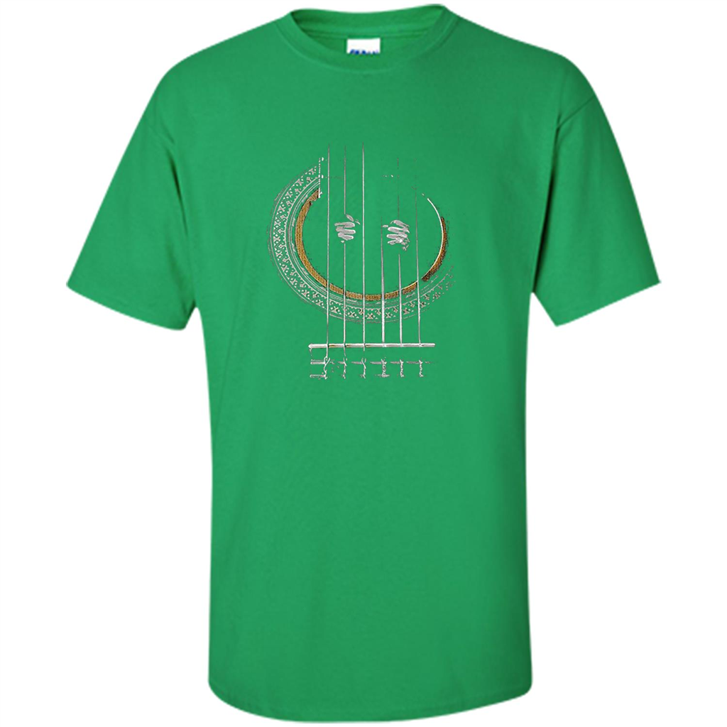 Guitar T-shirt Love Go Where The Guitar Takes You Irish Green