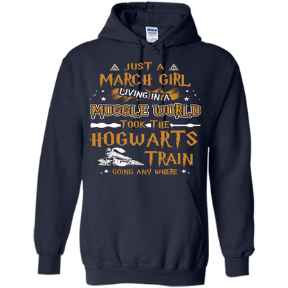 Harry Potter T-shirt Just A March Girl Living In A Muggle World