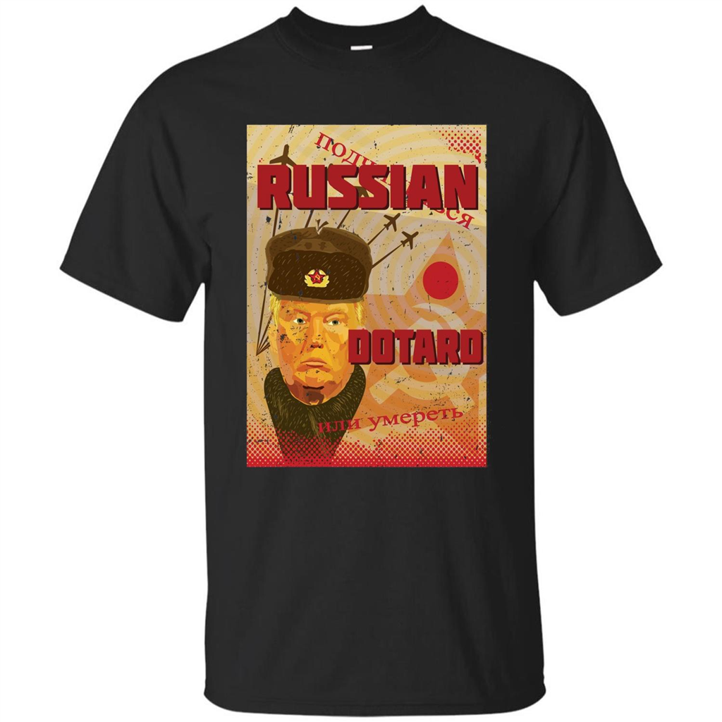 Funny President T-shirt Russian Dotard T-Shirt Black