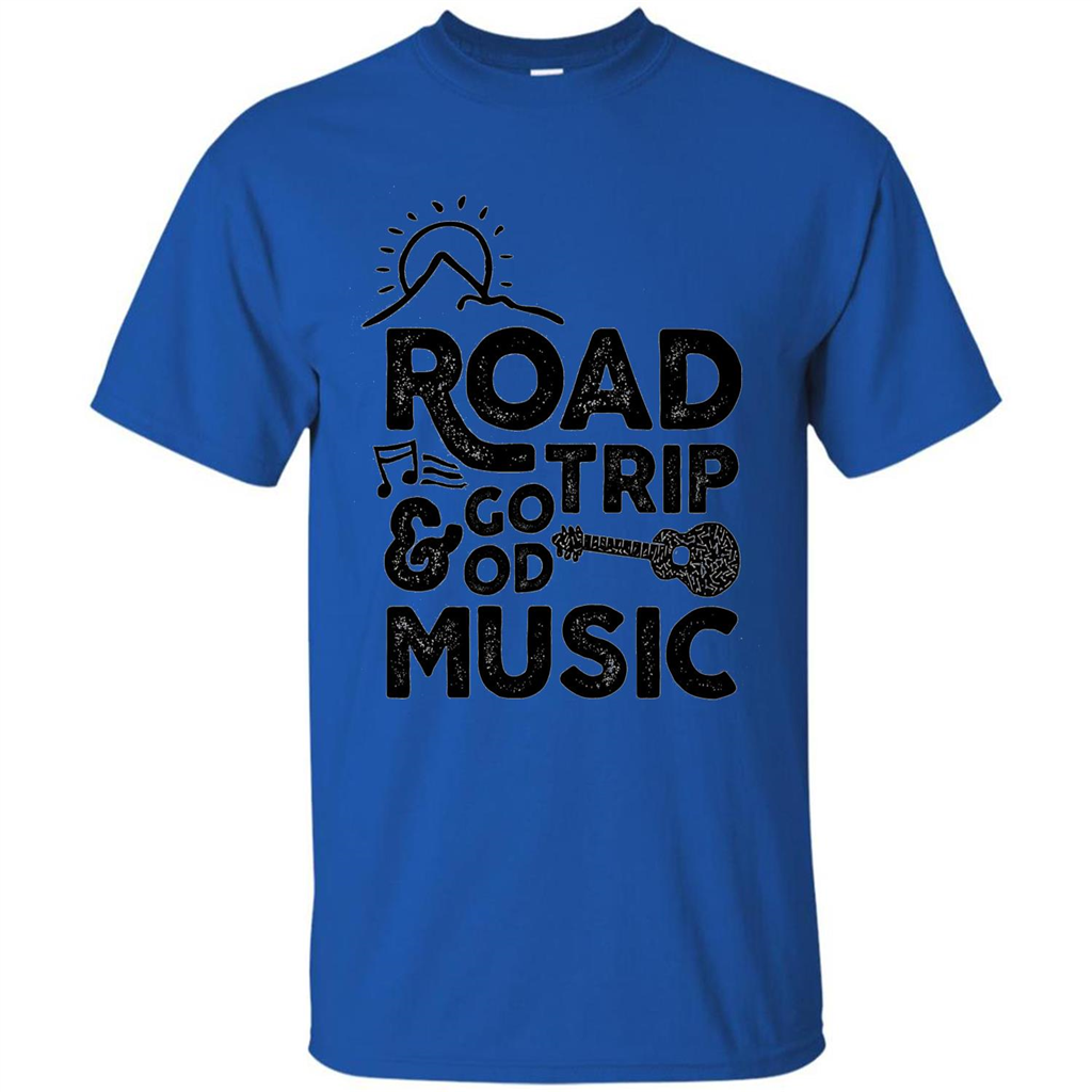 Summer T-shirt Road Trip And Good Music Royal