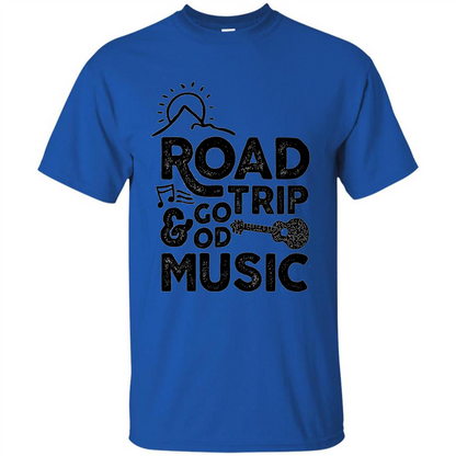 Summer T-shirt Road Trip And Good Music Royal