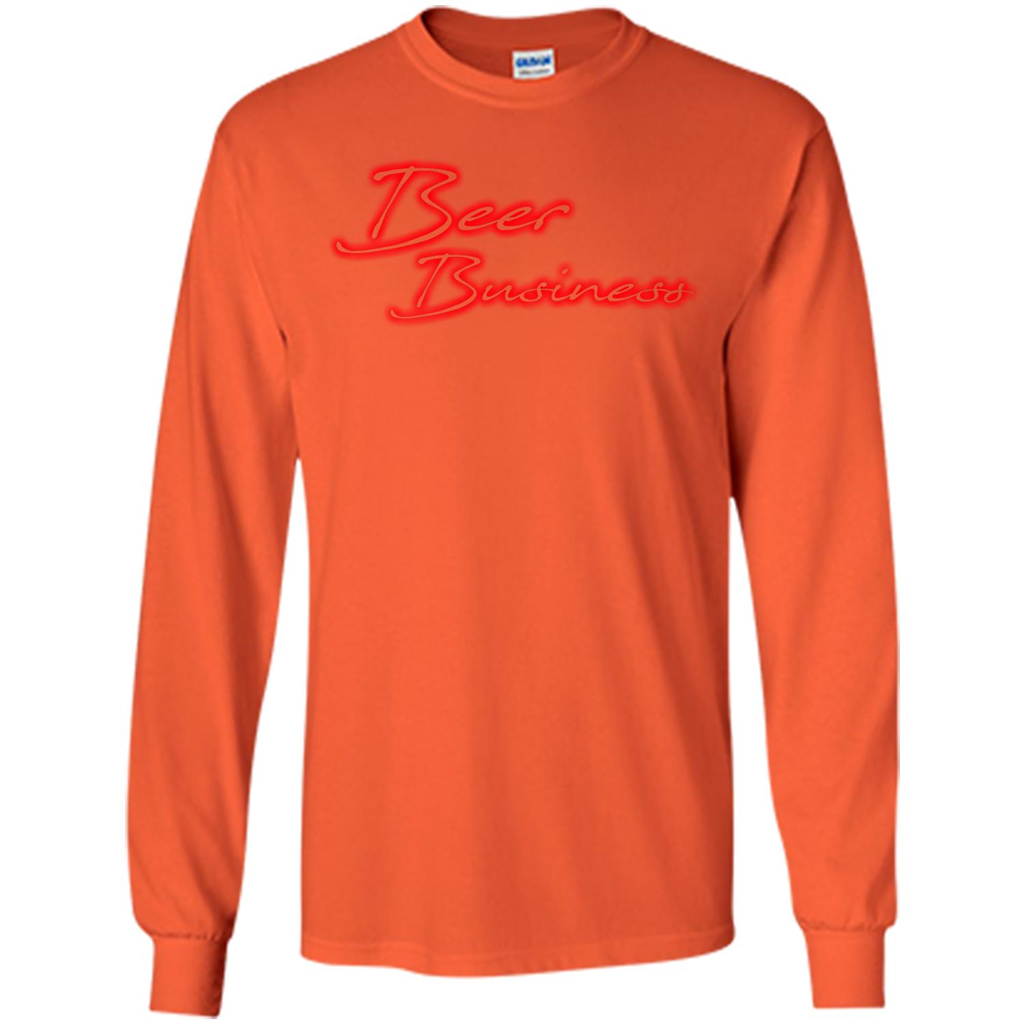Beer T-shirt Beer Business Orange