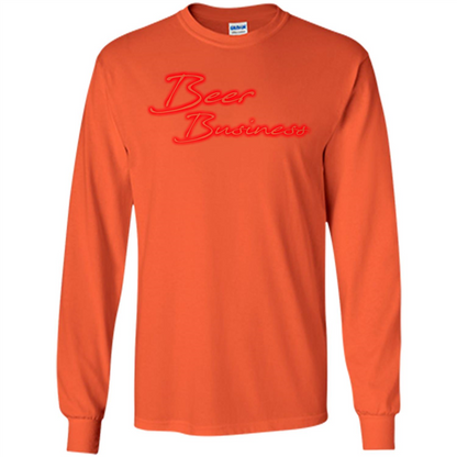 Beer T-shirt Beer Business Orange