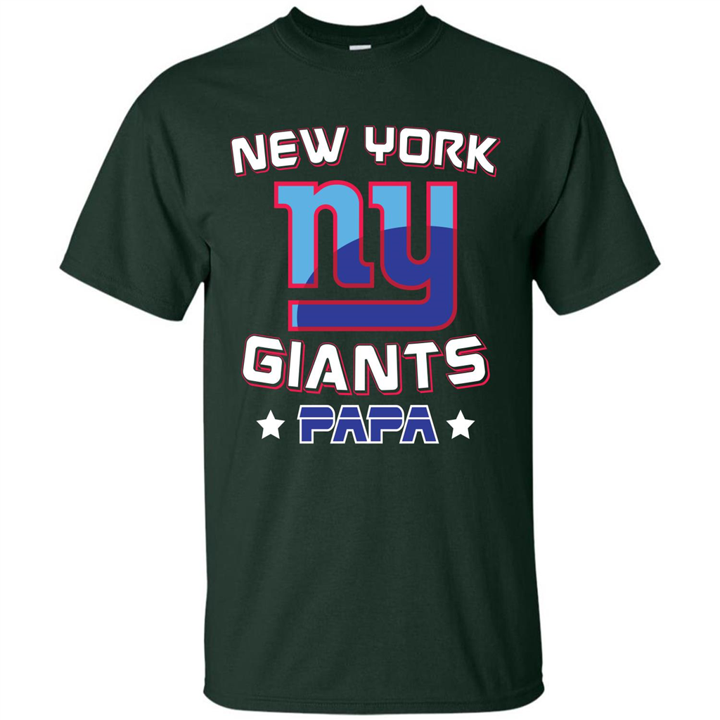 Football T-shirt New York Ny Giants Papa Forest Green